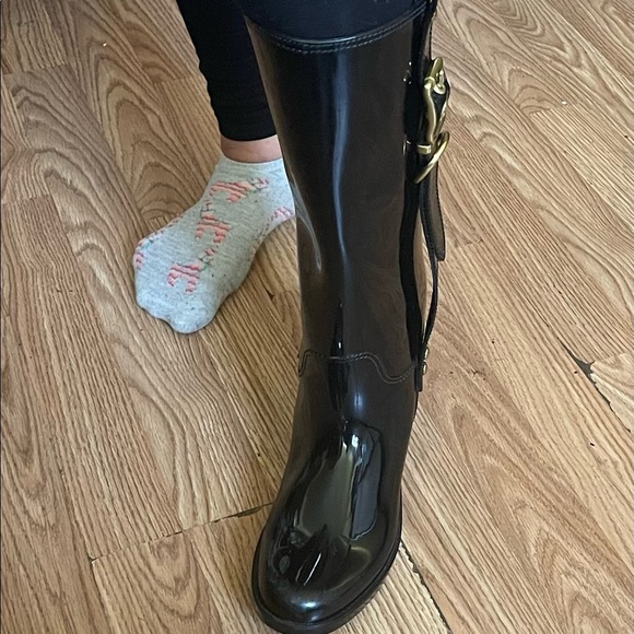 Coach Tasha black equestrian Rain boots - Picture 14 of 14